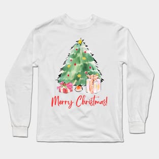 Merry Christmas - Christmas Tree 🎄 Long Sleeve T-Shirt